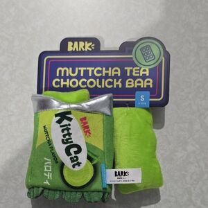 BARK Muttcha Tea Choclick Bar Toy NWT Size Small 0-20‎ Pounds
